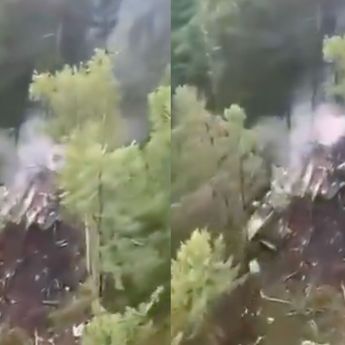 Video Mengerikan Jatuhnya Pesawat Antonov AN-24 di Rusia, Tak Ada Korban Selamat