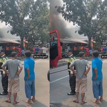 Kebakaran Hanguskan Resto Nasi Padang di Jababeka, Api Menyambar Bangunan Lain