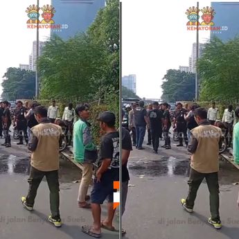 Pemotor Tewas Tertimpa Pohon Tumbang di Kemayoran