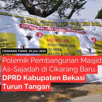 Geger Pembangunan Masjid As-Sajadah Ditolak Warga