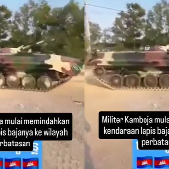 Perang Makin Memanas, Kamboja Kirim Tank Menuju Perbatasan Thailand