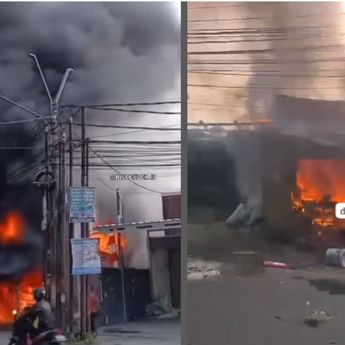 Kebakaran Hantam Rumah di Krukut Limo Depok Sore Ini