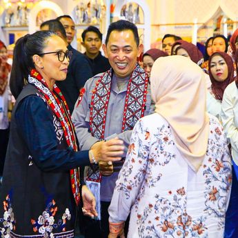 Kapolri Tinjau Bazar Kreasi Bhayangkari Nusantara, Harap Dorong Pertumbuhan UMKM