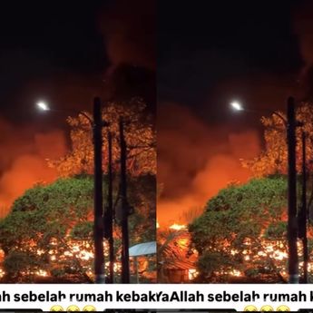 Kebakaran Mengerikan Hantam Bangunan di Bintaro Pagi Ini