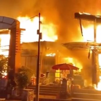 Tahanan Polsek Kebayoran Baru Dipindahkan Imbas Kebakaran Pasar Taman Puring