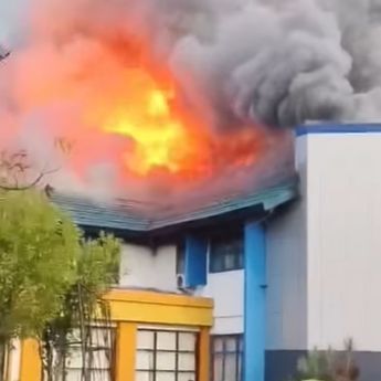Universitas Lambung Mangkurat Kebakaran Hebat Pagi Ini