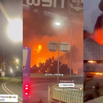 Taman Puring Kebakaran, Penumpang TransJakarta Rute Tendean–Puri Beta Terjebak di Jalur Layang