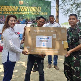 Potret Serbuan Teritorial Kodam Jaya Jayakarta di Kepulauan Seribu Bersama Warga