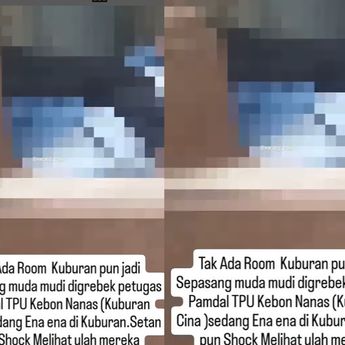 Gila! Sejoli Hubungan Intim di Kuburan Cina Cipinang