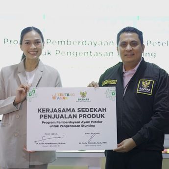 BAZNAS Bersama Tentang Anak Kerja Sama Program Sedekah Penjualan Produk