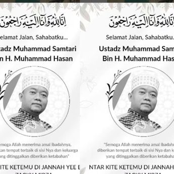 Ustaz Zacky Mirza Sampaikan Kabar Duka, Ustadz Muhammad Samtari Meninggal Dunia Hari Ini