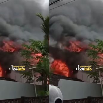 Pondok Pesantren Al Kahfi Jampang Kulon Kebakaran Hebat