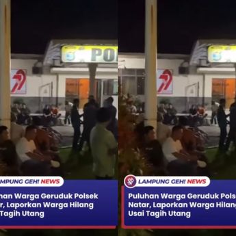 Seorang Pemuda Hilang, Mapolsek Natar Lampung Selatan DIgeruduk Warga