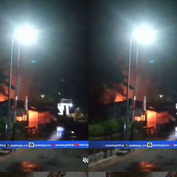 VIDEO: Rumah Makan di Pemalang Ludes Terbakar, Kerugian Miliaran Rupiah