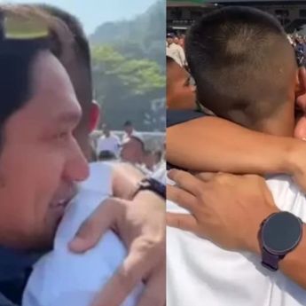 Tangis Ibnu Jamil Pecah Saat Melihat Sang Putra Lolos Akmil