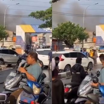 Kebakaran Ruko Laundry di Jalan Ciledug Raya, Asap Tebal Picu Kemacetan Parah