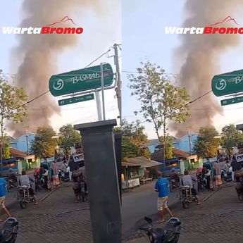 VIDEO: Kebakaran Hebat Hantam Perumahan Warga di Pasuruan