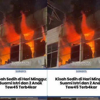 4 Orang Tewas Terbakar Kebakaran Ruko di Riau