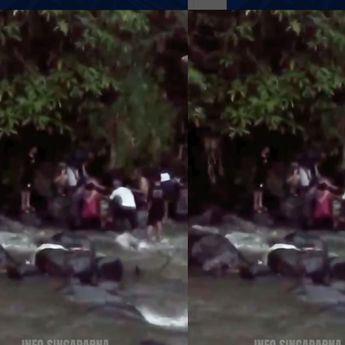 Jasad Pria Tersangkut di Sungai Gegerkan Warga Tasikmalaya