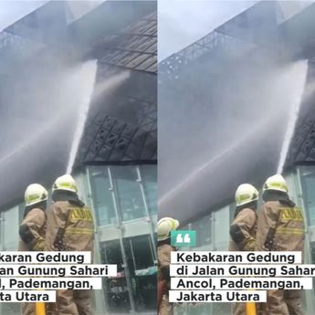 85 Petugas Damkar Jakarta Diturunkan Padamkan Api Kebakaran Ruko Mal Mangga Dua