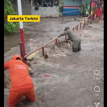 Kali Sunter Meluap, Kawasan Cipinang Melayu Kebanjiran