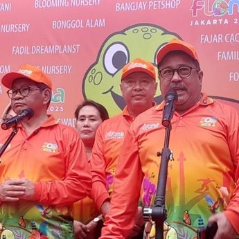 Pramono dan Rano Buka Pameran FLONA Jakarta 2025, Digelar di Lapangan Banteng
