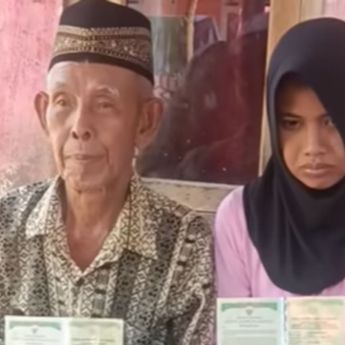 Viral! Kakek 73 Tahun di Bengkulu Nikahi Wanita 27 Tahun, Ini Kisah Cintanya