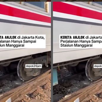 Penumpang Numpuk hingga Chaos di Stasiun Manggarai Akibat KRL Anjlok di Jakarta Kota
