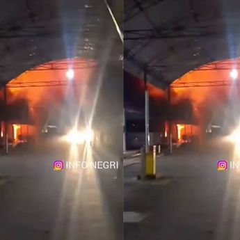 VIDEO: Gedung SPKT Polres Banjarbaru Terbakar