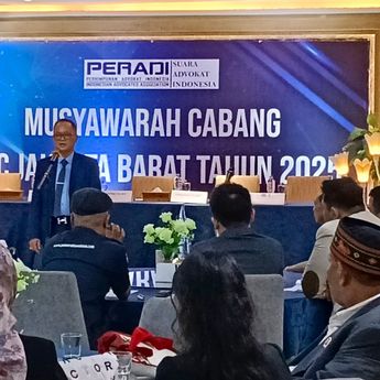 Stefanus Gunawan Kembali Pimpin DPC Peradi SAI Jakarta Barat