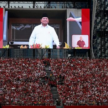 Di National Day Parade Singapura, Prabowo Disambut Riuh Penonton