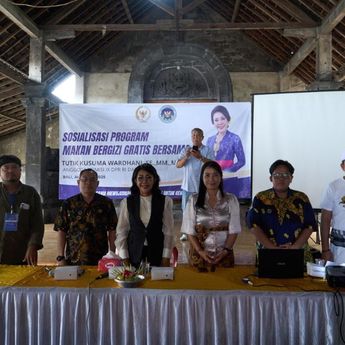 Desa Adat Akah Bali Mendapat Sosialisasi Program Makan Bergizi Gratis
