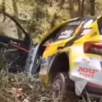 Mantan Wakil Gubernur Sumut Ijeck Kecelakaan di Asia Pacific Rally Championship