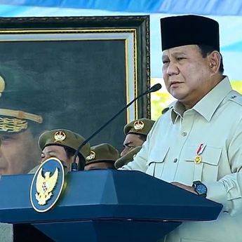 Presiden Prabowo Pimpin Upacara Gelar Pasukan Operasional dan Kehormatan Militer