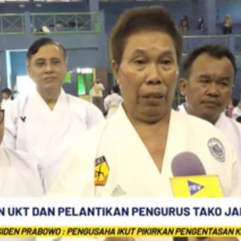 Meriah! 800 Peserta Mengikuti Ujian Kenaikan Tingkat di Karate Do Tako Indonesia