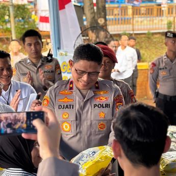 Polda Metro Gelar Gerakan Pangan Murah Sambut HUT ke-80 RI