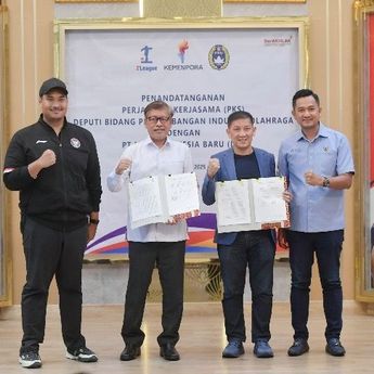 Kemenpora dan PT LIB Teken PKS, Menpora Dito: Pembinaan Suporter Kunci Meningkatkan Industri Olahraga