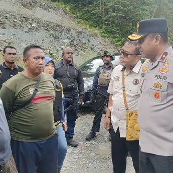 2 Anggota Brimob Gugur Diserang KKB Saat Amankan Proyek Jalan di Nabire