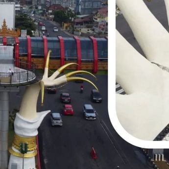 Wali Kota Bandarlampung Bantah Isu Retakan di JPO Siger Milenial
