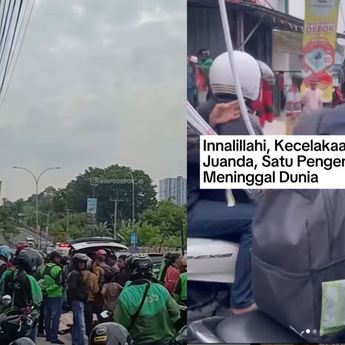 Kecelakaan Maut di Jalan Juanda Depok Sore Ini, Pemotor Tewas Seketika