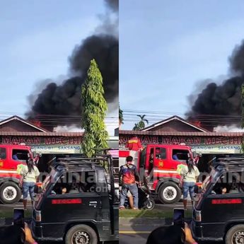 Rumah Babi Panggang di Medan Terbakar Hebat, Api Hanguskan Seluruh Isi Bangunan