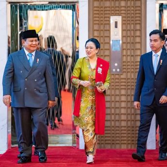 Di Depan Prabowo, Puan Janji Tegur Menteri yang Tak Searah dengan Presiden