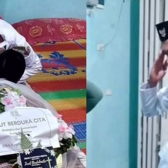 Anggota Paskibraka Humbang Hasundutan Tetap Kibarkan Merah Putih Meski Sang Ayah Meninggal Dunia