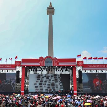 Gelar Panggung Hiburan di Monas, BRI Turut Sukseskan Pesta Rakyat & Karnaval HUT ke-80 RI