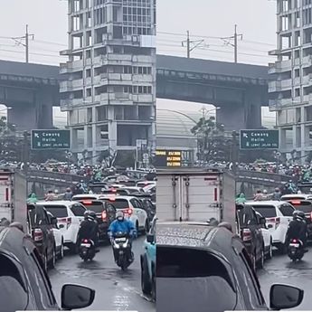 Penampakan Ngerinya Kemacetan Bekasi Sampai Selasa Siang