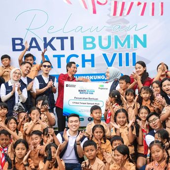 Kolaborasi Harmonis Pegadaian & Relawan Bakti BUMN Batch VIII, Bangun Desa Aan Lebih Mandiri dan Berdaya