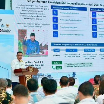 Pertamina Luncurkan Penerbangan Perdana Sustainable Aviation Fuel Berbahan Baku Minyak Jelantah