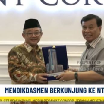 Mendikdasmen Abdul Mu'ti jadi Narasumber Program DonCast di Nusantara TV
