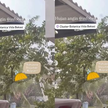 Bekasi Dihantam Hujan Angin