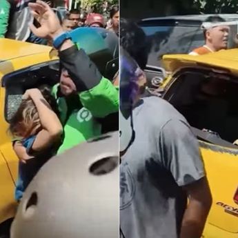 Wanita Pengemudi Agya Kuning Diamuk Massa Usai Tabrak Lari di Makassar